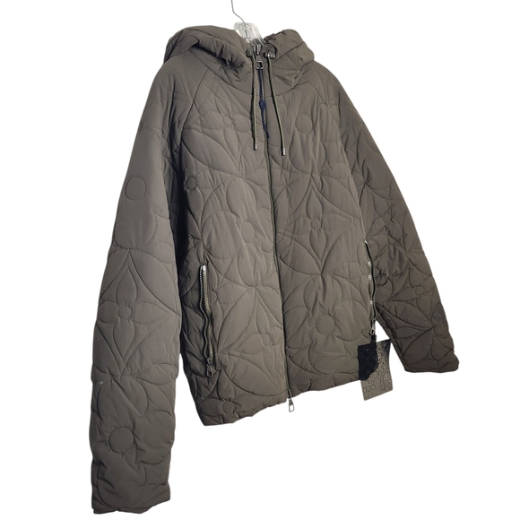 Louis Vuitton Authentic LVSE Flower Quilted Jacket 46 kaki foncé - Picture 4 of 16